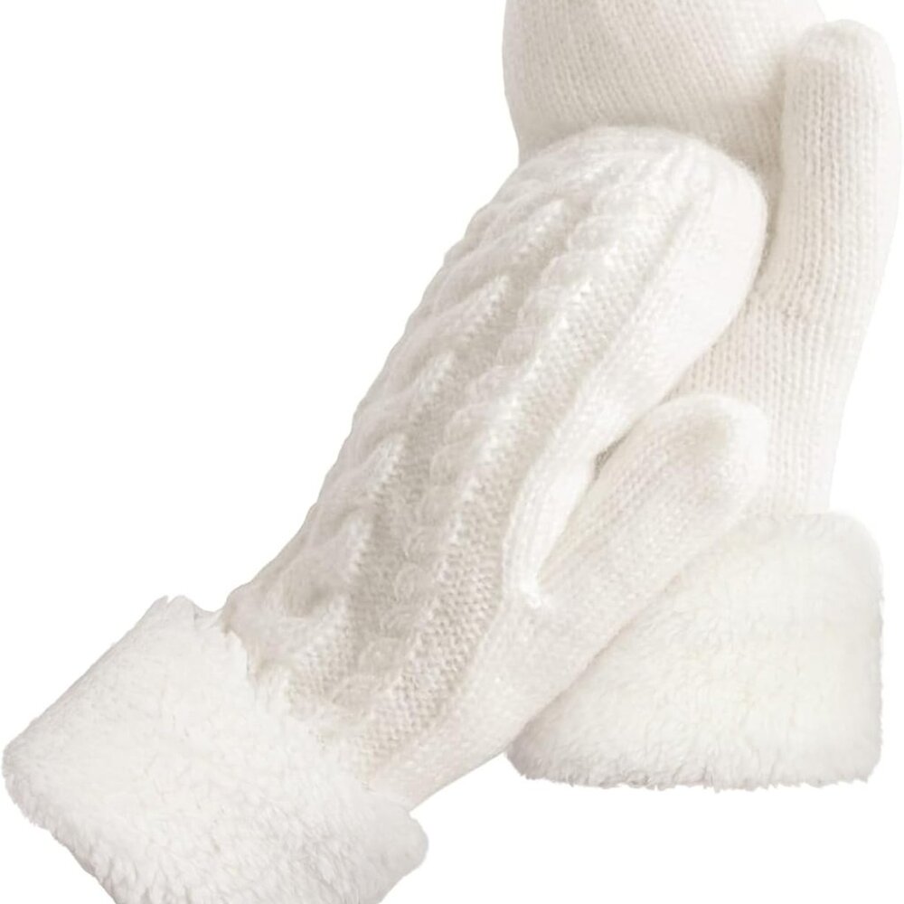 Winter Warm s for Women, Cozy Thick Knitted Gloves & s Warm Soft Lining Cold Wea